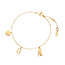 Armkette Brezn Charms, 18 K Gelbgold vergoldet