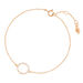 Armkette Circle mit Diamanten, 18 Karat Rosegold
