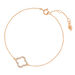 Armkette Clover mit Diamanten, 18 Karat Rosegold