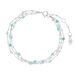Armkette Flying Gems, 3-reihig, Amazonit, 925 Sterlingsilber Armkette Flying Gems, 3-reihig, Amazonit, 925 Sterlingsilber