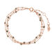 Armkette Flying Gems, 3-reihig, Rauchquarz, 18 K Rosegold vergoldet Armkette Flying Gems, 3-reihig, Rauchquarz, 18 K Rosegold vergoldet