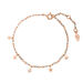 Armkette Labradorit Stars, 18 K Rosegold vergoldet