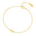 Armkette MY FIRST DIAMOND, 14 Karat Gelbgold