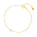 Armkette Pav II mit Diamanten, 18 Karat Gelbgold