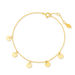 Armkette Platelet, 14 K Gelbgold