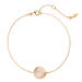 Armkette Rosenquarz, 14 Karat Rosegold