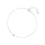 Armkette Round mit Perle, 925 Sterlingsilber, rhodiniert