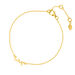 Armkette TINY LOVE, 18 K Gelbgold vergoldet