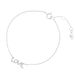 Armkette TINY LOVE mit Diamanten, 14 Karat Weigold
