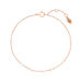 Armkette White Pearls, 14 K Rosegold