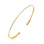 Armreif Circle mit Diamanten, 18 K Gelbgold