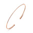 Armreif Circle mit Diamanten, 18 K Rosegold