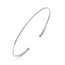 Armreif Circle mit Diamanten, 18 Karat Weigold