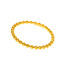 Ball-Ring, 18 K Gelbgold vergoldet, Größe 50