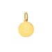 Buchstaben-Charm, 18 K Gelbgold vergoldet, B