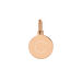 Buchstaben-Charm, 18 K Rosegold vergoldet, C