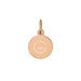 Buchstaben-Charm, 18 K Rosegold vergoldet, G