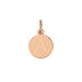 Buchstaben-Charm, 18 Karat Rosegold vergoldet