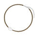 Choker Brezn mit Zirkonia, 925 Sterlingsilber, Nude