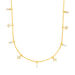 Choker CRYSTAL, 18 K Gelbgold vergoldet