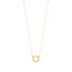 Halskette Circle mit Zirkonia, 18 Karat Gelbgold vergoldet