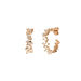 Creole ICE CUBE, Zirkonia, 18 K Rosegold vergoldet