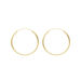 Creole Rund M, 30mm, 14 Karat Gelbgold