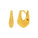Creolen BOLD Dots, 18 K Gelbgold vergoldet