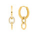 Creolen ETERNAL TOUCH, Diamanten, 14 Karat Gelbgold
