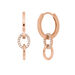 Creolen ETERNAL TOUCH, Diamanten, 14 Karat Rosegold