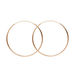 Creolen Pure, 45mm, 18 K Rosegold vergoldet