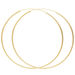 Creolen Pure, 70mm, 18 K Gelbgold vergoldet