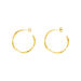 Creolen Twist, 20mm, 18 K Gelbgold vergoldet Creolen Twist, 20mm, 18 K Gelbgold vergoldet