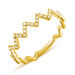 Ring Flash mit Diamanten, 18 Karat Gelbgold