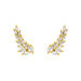 Earclimber Floral, 18 K Gelbgold vergoldet