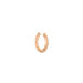 Earcuff Basic, 10 mm, 18 K Rosegold vergoldet