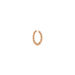 Earcuff Rope, 10 mm, 18 K Rosegold vergoldet