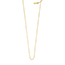 Gliederhalskette, 80 cm, 18 Karat Gelbgold vergoldet