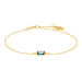 Armkette London Blue Topaz, 14 Karat Gelbgold Bild 4