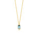 Halskette London Blue Topaz, 14 Karat Gelbgold Bild 4