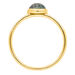 Ring Labradorit mit Diamanten, 14 Karat Gelbgold 
