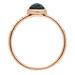 Ring Blue Topas mit Diamanten, 14 Karat Rosegold 