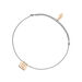 Freundschaftsarmband BEST DAD, 14 Karat Rosegold