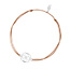 Freundschaftsarmband Clover, 14 Karat Weigold