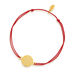 Freundschaftsarmband Disc STAR, 14 Karat Gelbgold