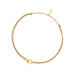 Freundschaftsarmband ETERNAL TOUCH, 14 Karat Gelbgold, Beige