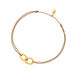 Freundschaftsarmband ETERNAL TOUCH, big, 14 Karat Gelbgold