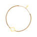 Freundschaftsarmband GENTLE CLOVER, 14 Karat Gelbgold