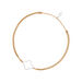 Freundschaftsarmband GENTLE CLOVER, 14 Karat Weigold