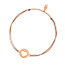 Freundschaftsarmband Heart, 14 Karat Rosegold